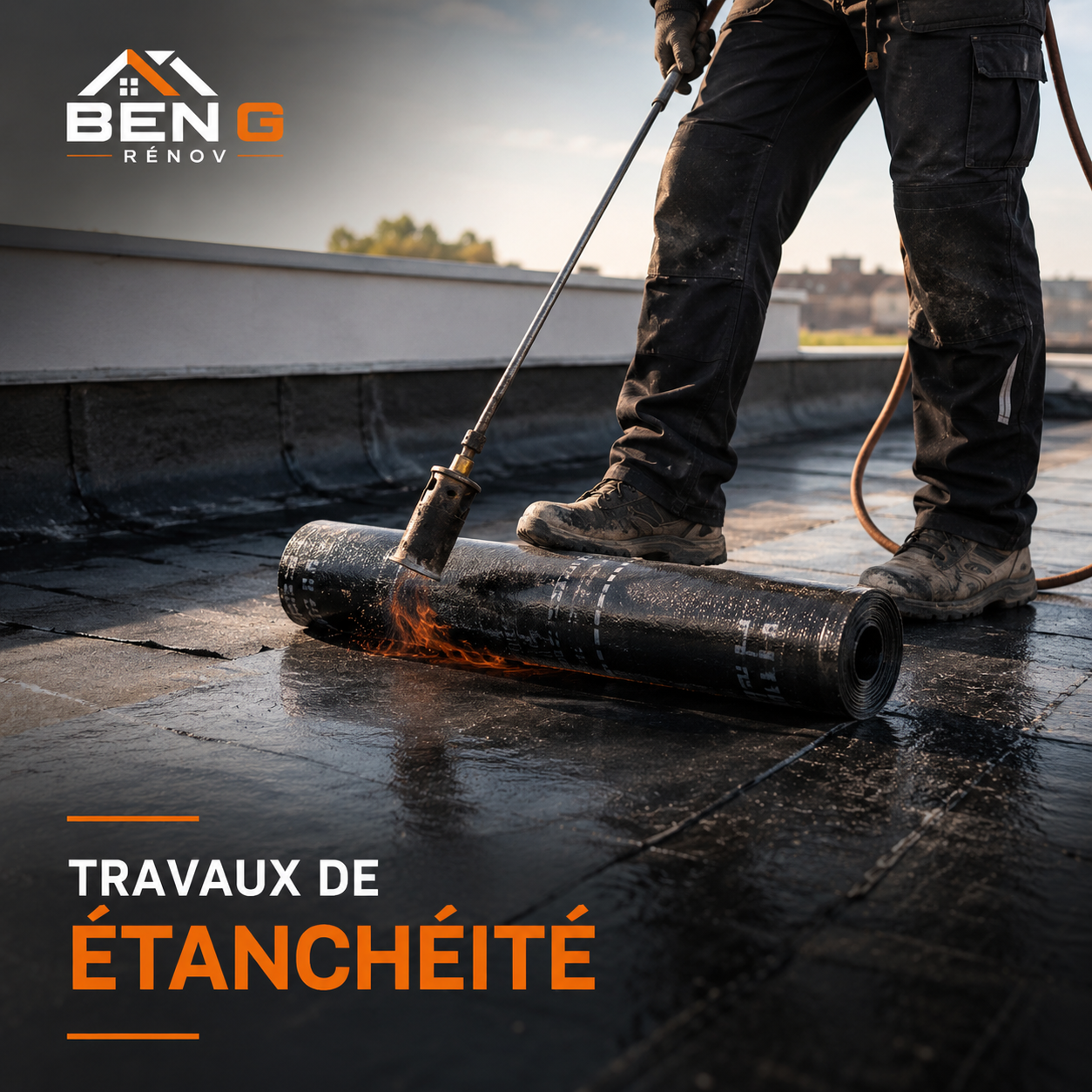 Travaux d'étanchéité